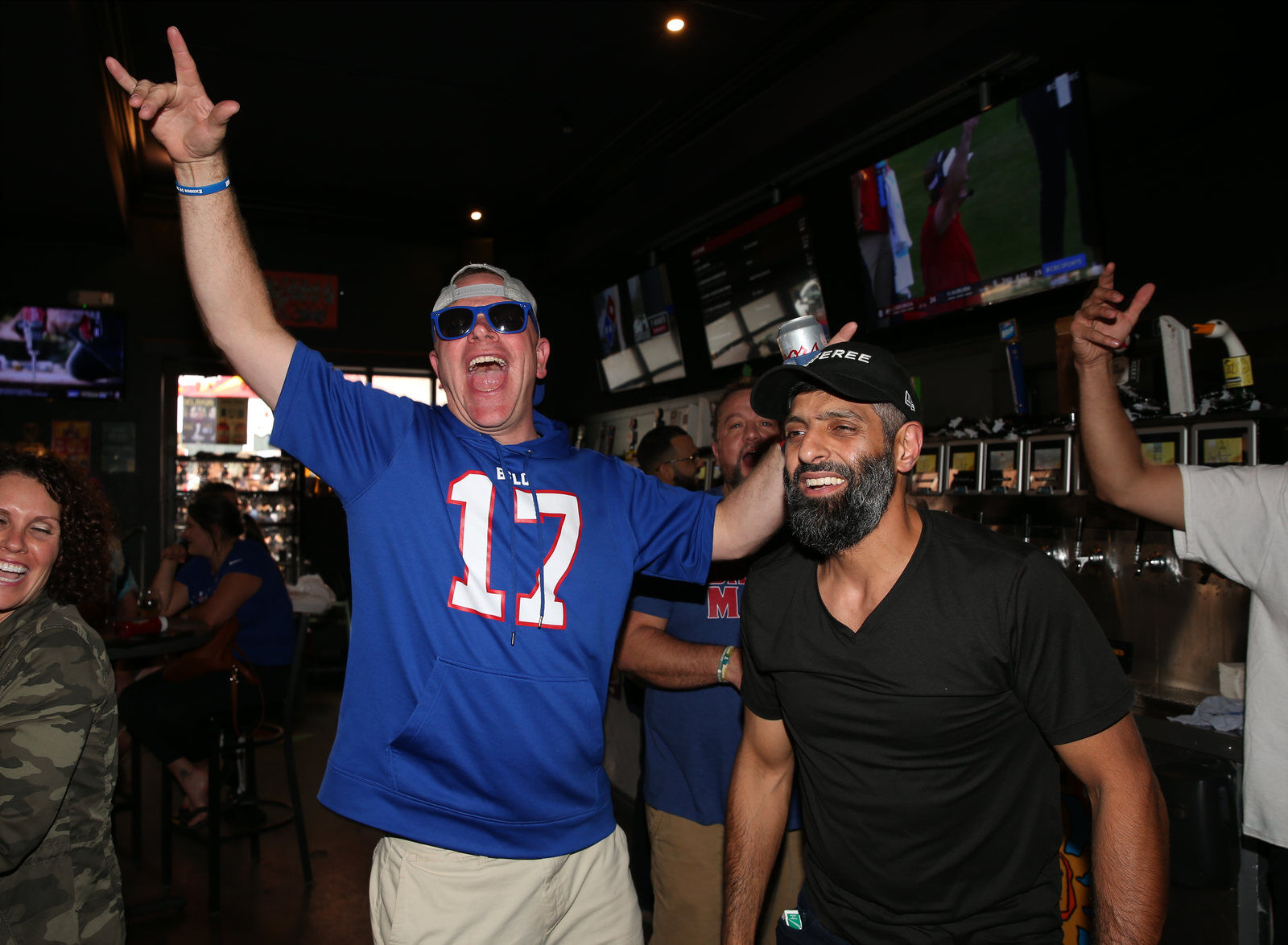 Buffalo Bills backers took over the the Taps on Main Bar